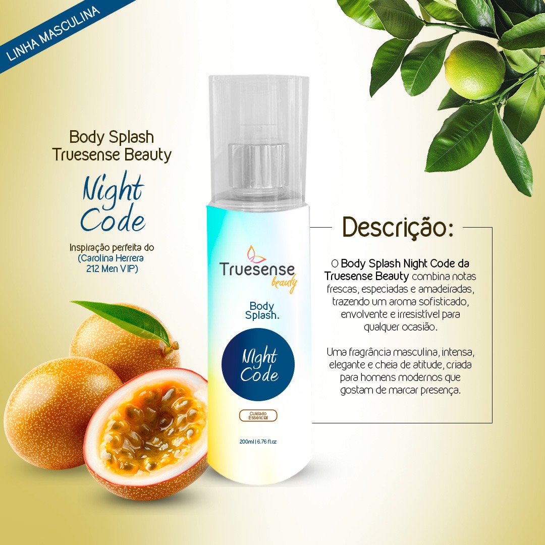 BODY SPLASH NIGHT CODE- 200 ML - Imagem 2
