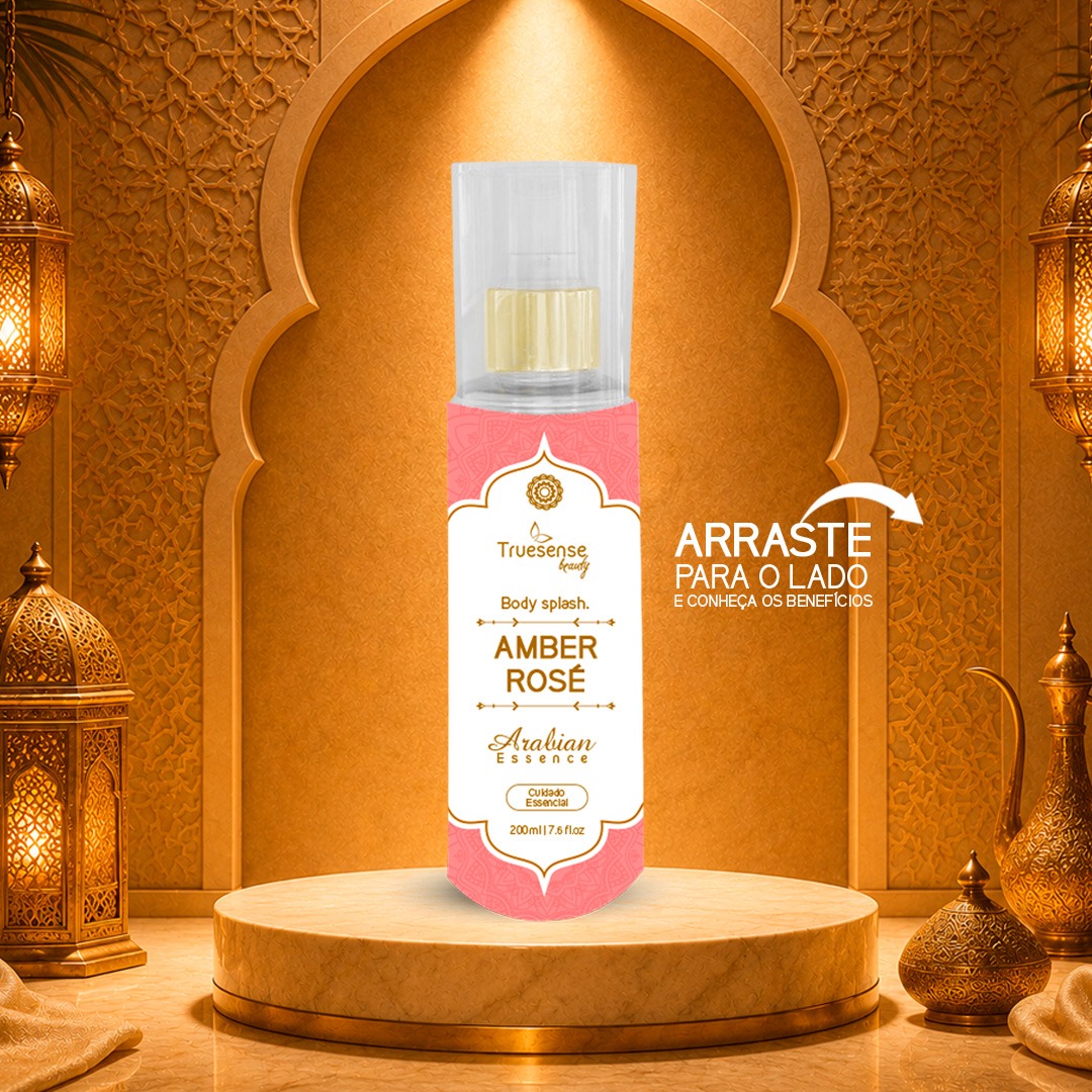 BODY SPLASH AMBER ROSÉ 200 ML - Imagem 3