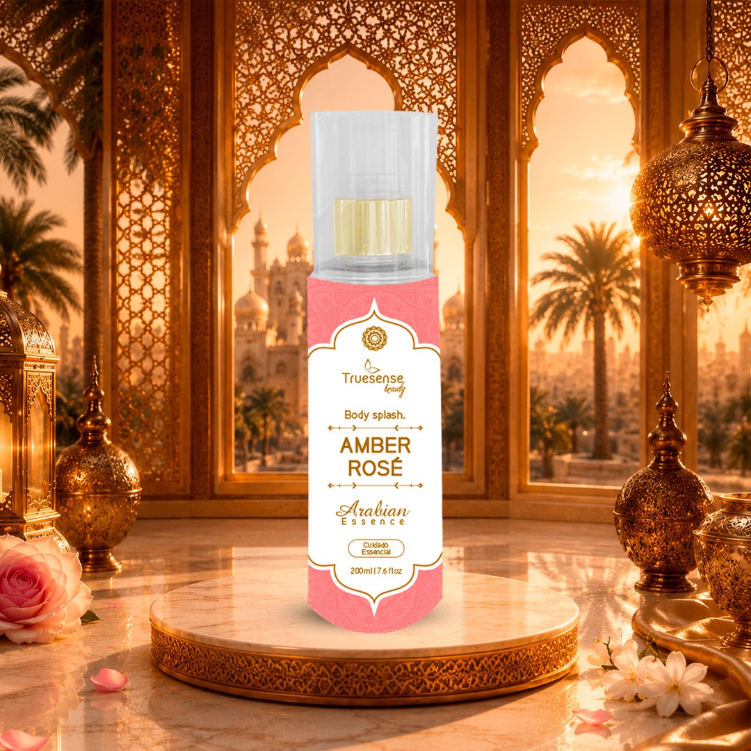 BODY SPLASH AMBER ROSÉ 200 ML - Imagem 2