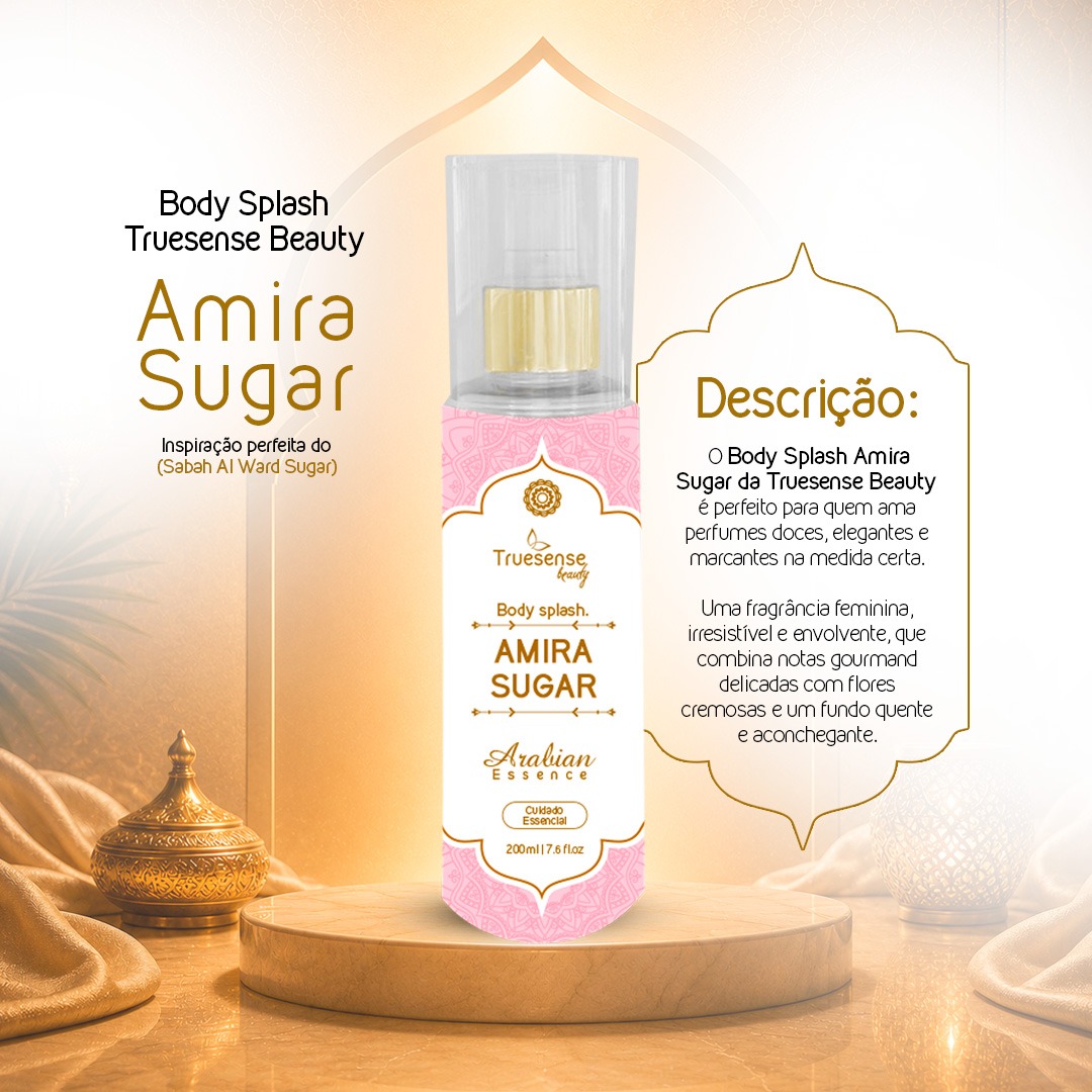 BODY SPLASH AMIRA SUGAR 200 ML - Imagem 4